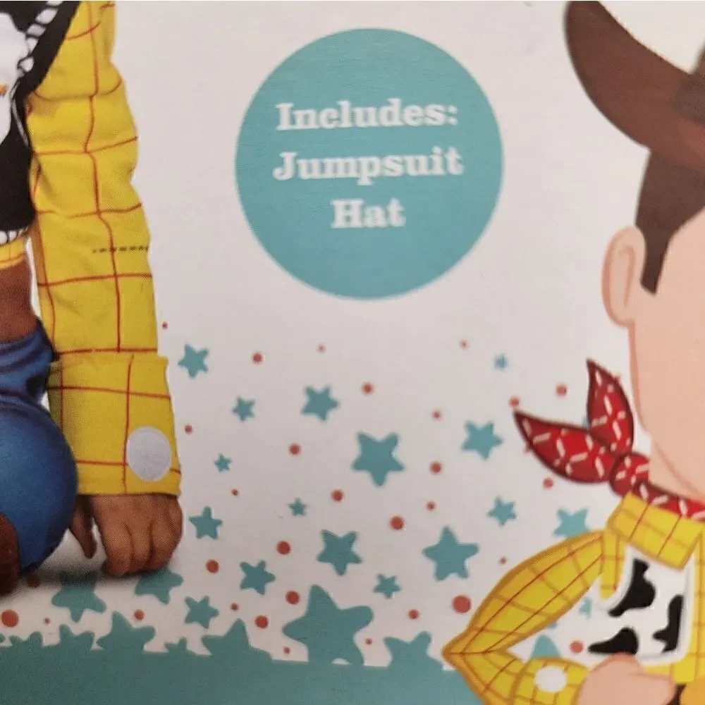 New Disney Pixar Halloween dress up Toy Story Woody costume.